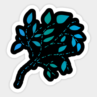 Fantasy flower vector Sticker